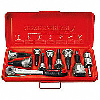 Juego de Extractores en T, 8 PZ,Long 7.5