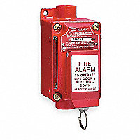 Estción Alarma Cntra Incndis,Rjo,3plg An