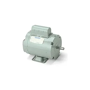 Leeson Motors - 1HP, 115/208-230V, 3450RPM, TENV, Rigid Mount, 1.0 S.F.
