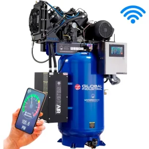 Global Industrial™ HydroMax Variable Speed 2 Stage Air Compressor, 10HP, 80 Gal, 1&3PH 208-230V