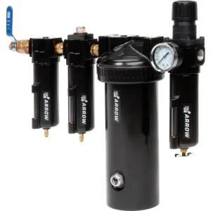 Arrow StageAir Desiccant Dryer C7612XL, Zinc & Aluminum Bowl, 1/2" NPT, 250 PSI